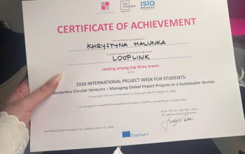 Міжнародний тріумф у Словенії: Перемога студентки ЗУНУ на International Week